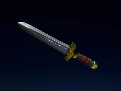 Stylized PBR Little Sword Pack V2 Low-poly 3D model