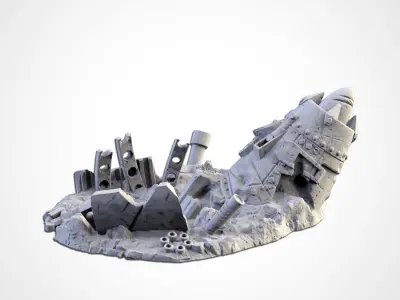 CRASHED PLANES 3D print model