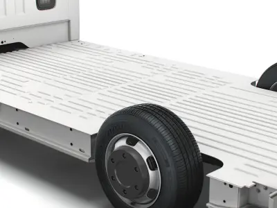 Renault Master FWD LL35 L3H1 Platform Cab 2014 3D model