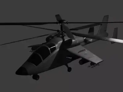 Army Helicopter High-Quality 3D Model PBR Textures  Low-poly 3D model
