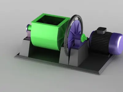 machine industry industrial equipment manufacture production 3D model