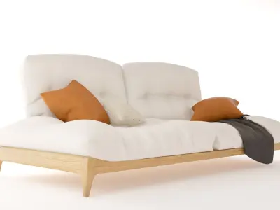 Cozy sofa Free 3D model