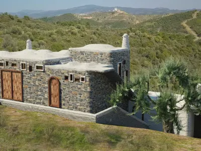 ANCIENT STONE BUILDING 3D model