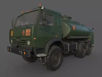 Kamaz ATZ 12 Tanker 3D model