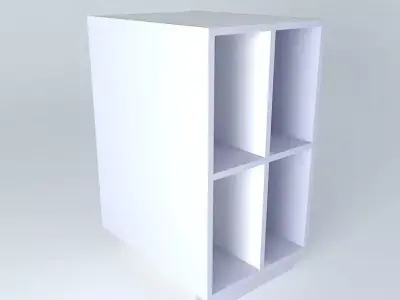 B0D0D cabinet with three shelves Free 3D model