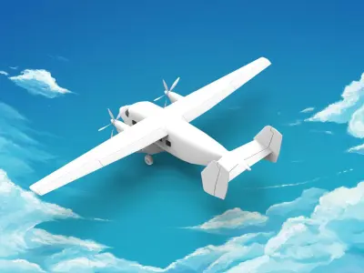 PZL M28 Skytruck 3D model