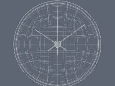 Wall clock 3D model