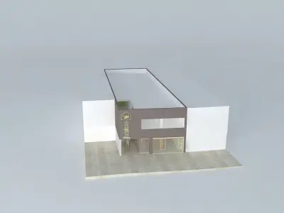 Tekoa shop exterior Free 3D model