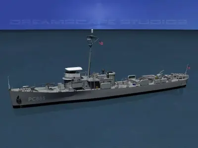 USS PC-865 Subchaser  3D model