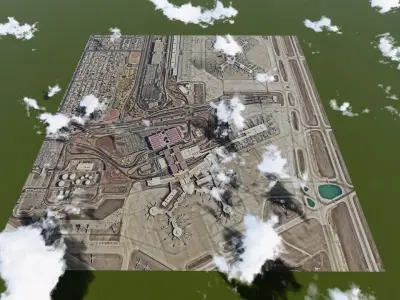 McCarran International Airport - High Resolution Model  3D model