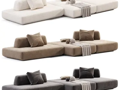 Boca Tommy Sofa Free low-poly 3D model