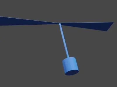 Spinning Helicopter Printed model 3D print model