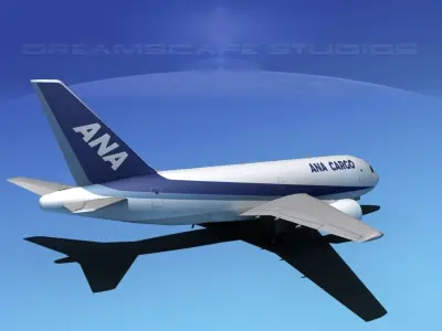 Boeing 767-100 ANA Cargo 3D model