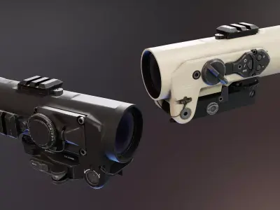Aselsan A940 Sight Low-poly 3D model
