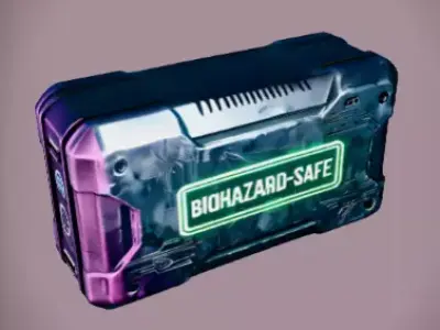 Sci-Fi Biohazard Containment Case Low-poly 3D model