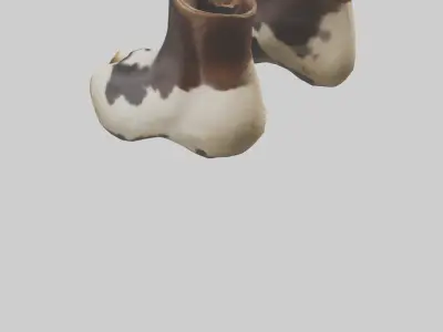 Cow Hooves Model 3D model