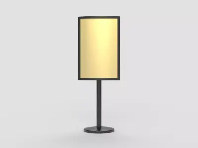 Metallic Stand or Plastic 3D model