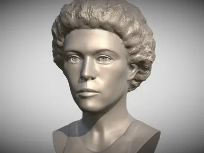 Ellen Ripley Sigourney Weaver from Alien 3D print model