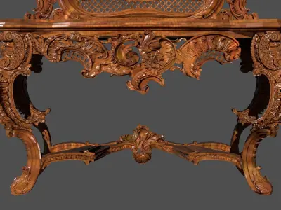MIRROR ornate chair Free 3D model