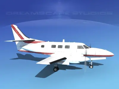 Swearingen SA226-T Merlin III V05 3D model
