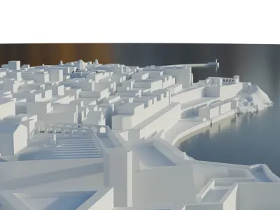Valletta 3D Model 3D model