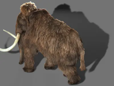 Mammoth woolly 3D model