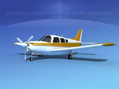Piper Turbo Arrow 240 V07 3D model