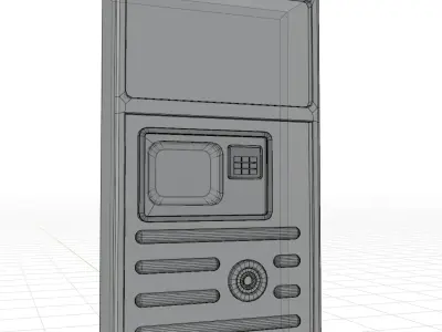 low poly model First aid kit for game engine 3d Model Low-poly 3D model