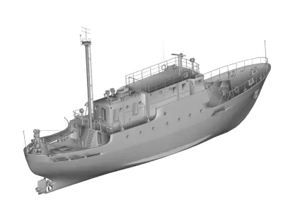 vessel 3D model