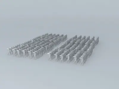 small army Free 3D model