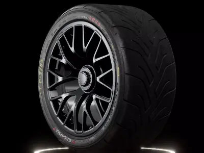 Yokohama Advan A048 After Track 3D model