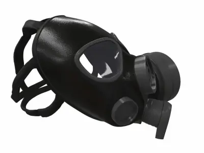 Gas Mask 02 3D model