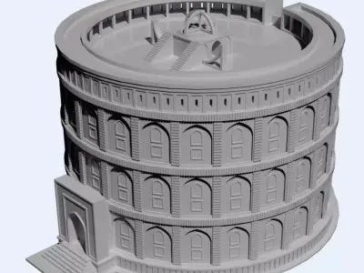 Ulugh Beg Observatory Free 3D model