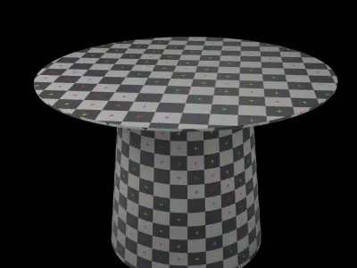 Coco Side Table Low-poly 3D model