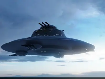 Haunebu 4 ufo spaceship 3D model