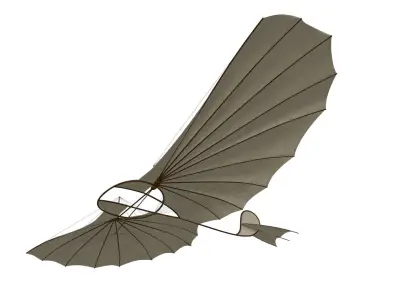 Otto Lilienthals glider 3D model