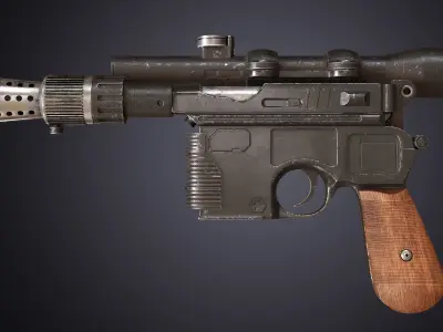 DL-44 Blaster 3D model