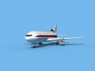 Lockheed L1011 Trans World 1 3D model