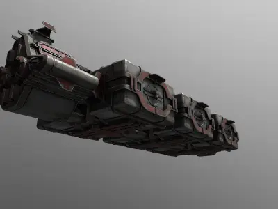 Cargo-Ship-Type-4 spaceship 3D model