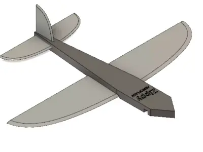 Zippy 3d Printed Plane Free 3D print model