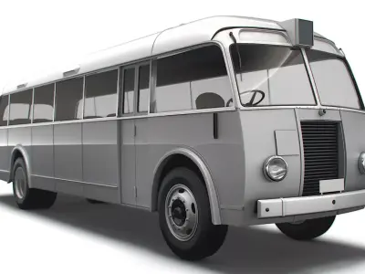 Generic Old Bus 3D model