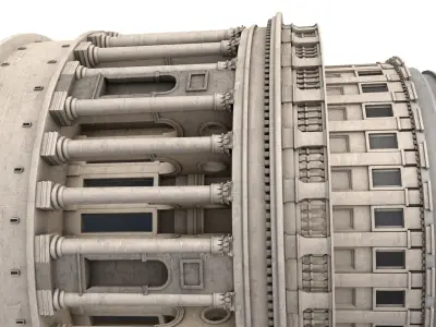 St Paul Cathedral 3D model