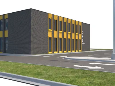 Commercial-035 Office Building 3D model