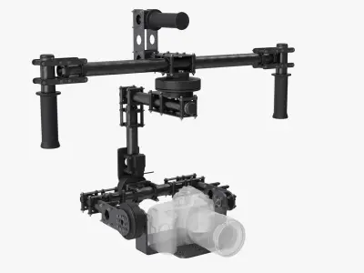 Handheld Camera Gimbal 3D model