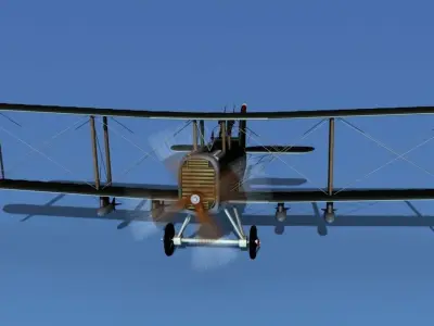 Airco DH-4 V04 Bomber USASC 3D model