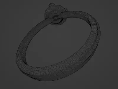 Princess Elena Gold Ring 3D model