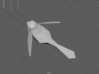 Animal Pack Animated Rig Low-poly Low-poly 3D model