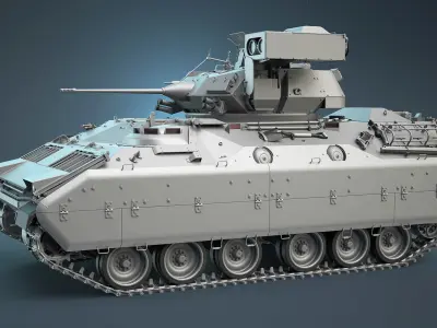 M2 Bradley IFV High-Poly 3D model