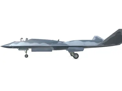 Northrop YF-23 Fighter Jet Low-poly Low-poly 3D model