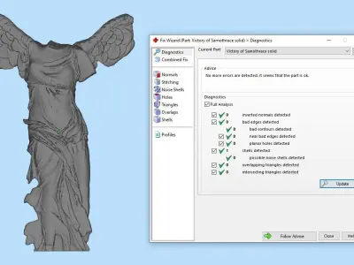 Victrory of Samothrace 3D print model